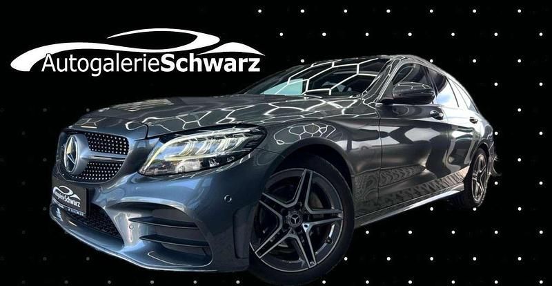 Amg selenitgrau metallic Gebraucht 2018 Mercedes C200 AMG line Kombi | 22.490 € (Fairer Preis) - Bild 1/3