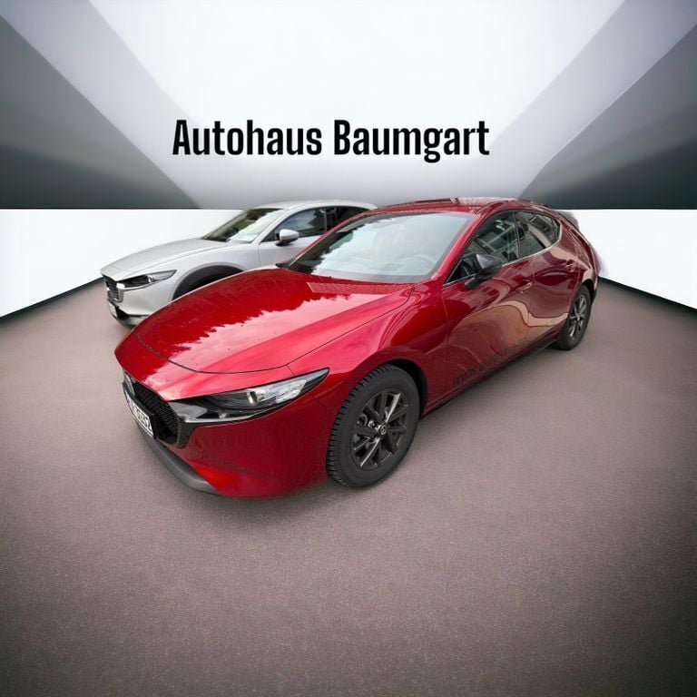 Soul red met Gebraucht 2024 Mazda 3 Homura-Line Limousine | 27.390 € (Superpreis) - Bild 1/4