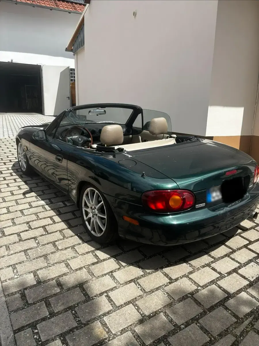Gebraucht Mazda MX5 110 PS (80 kW) 1998 Grün Cabrio