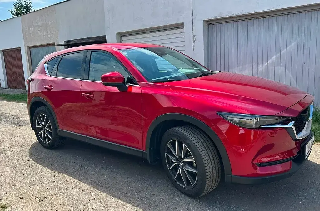 Gebraucht Mazda CX-5 Exclusive-Line 194 PS (142 kW) 2018 Rot SUV