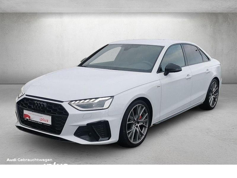 Gletscherweiß metallic Gebraucht 2022 Audi A4 S-Line Limousine | 29.380 € (Guter Preis) - Bild 1/4