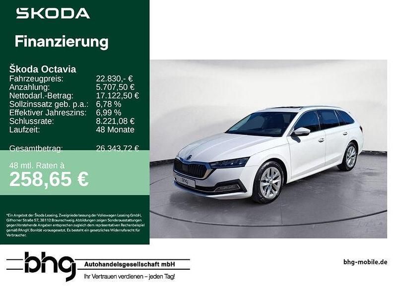 Gebraucht Skoda Octavia Style 116 PS (85 kW) 2023 Weiß Kombi