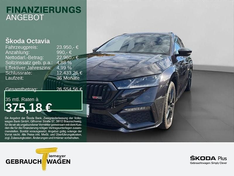 Schwarz Gebraucht 2021 Skoda Octavia RS Kombi | 23.950 € (Fairer Preis) - Bild 1/4