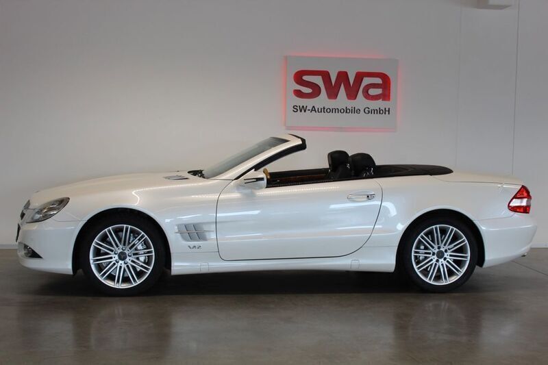 Gebraucht Mercedes SL600 517 PS (380 kW) 2011 Weiß Cabrio