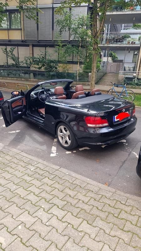 Schwarz Gebraucht 2008 BMW 120 Cabriolet Cabrio | 5.000 € (Teuer) - Bild 1/4