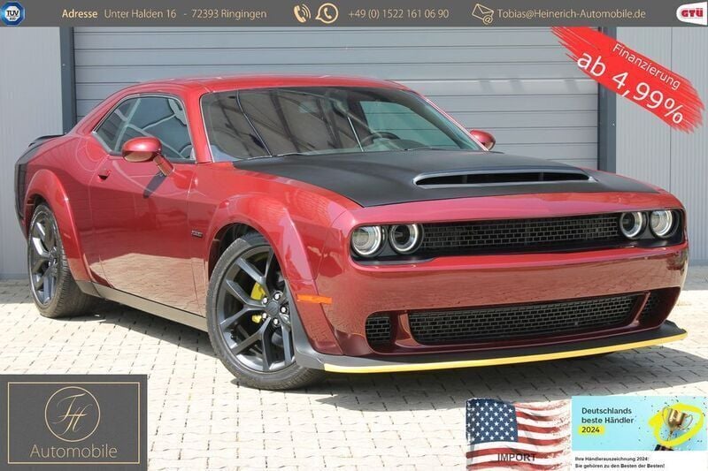 Octane red pearlcoat Gebraucht 2022 Dodge Challenger Coupé | 34.499 € (Fairer Preis) - Bild 1/4