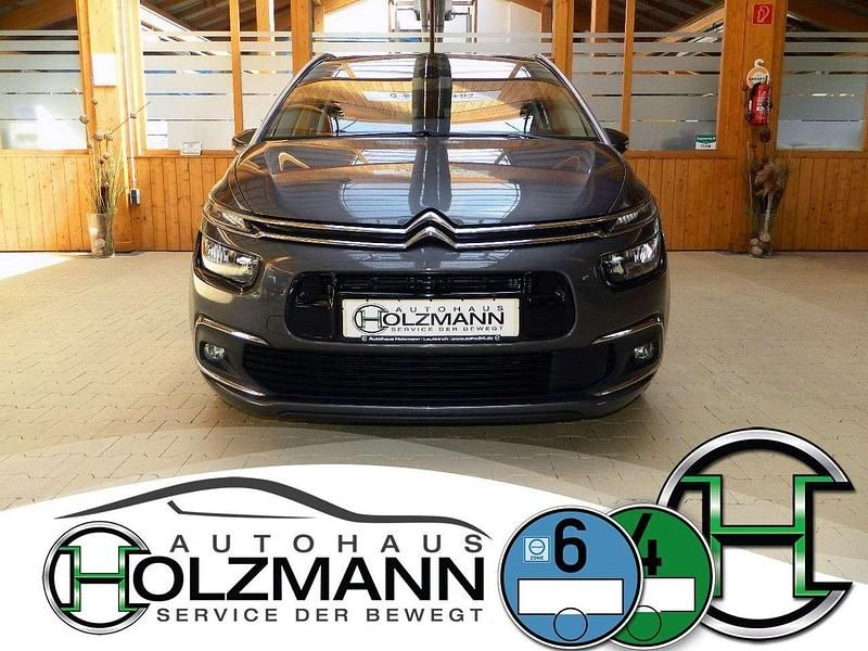 Gebraucht Citroën Grand C4 Picasso SELECTION 120 PS (88 kW) 2018 Platinum grau metallic Van / Kleinbus