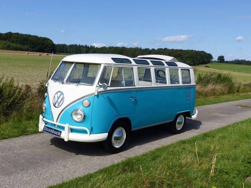 Weiß/türkis Gebraucht 1964 VW T1 Van | 89.500 € - Bild 1/4