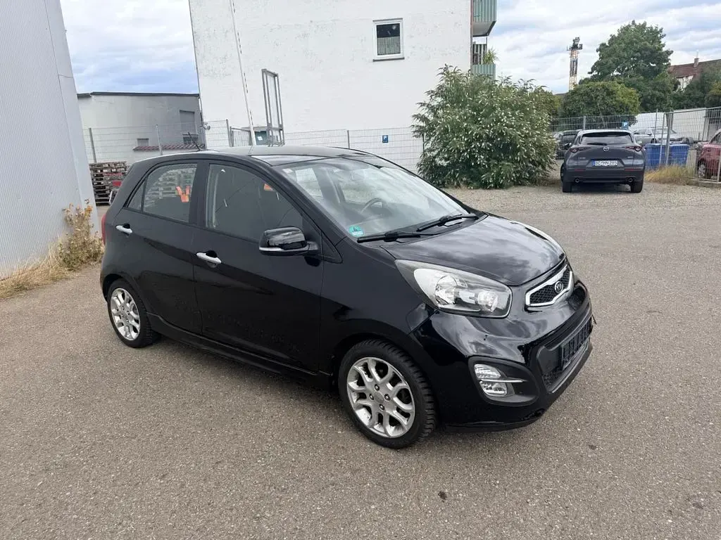 Gebraucht Kia Picanto Spirit 69 PS (50 kW) 2012 Schwarz Kleinwagen
