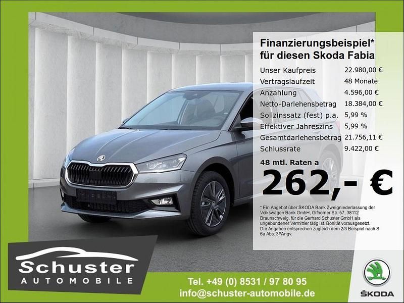 Neu Skoda Fabia 95 PS (69 kW) 2026 Grau Kleinwagen