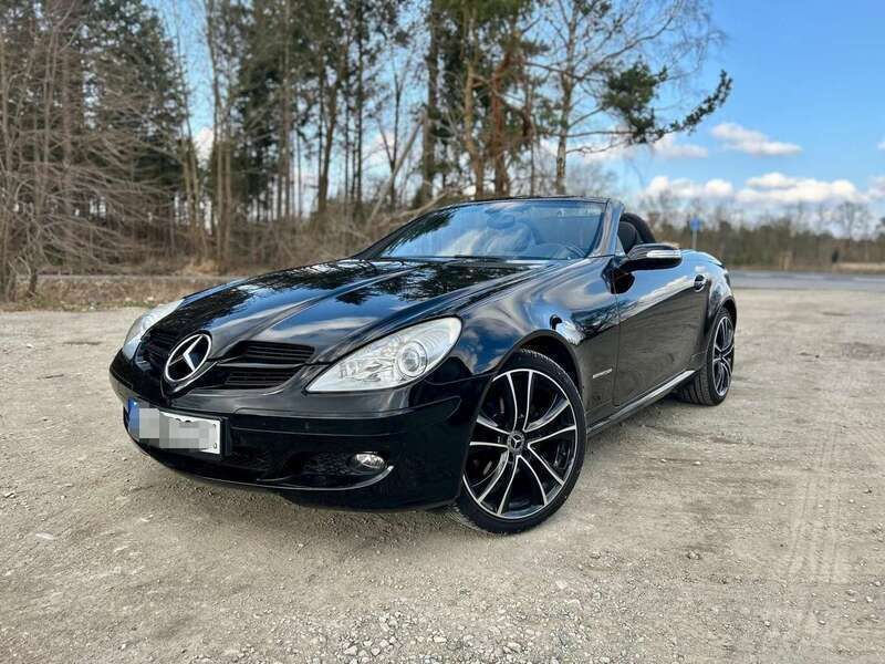 Schwarz Gebraucht 2006 Mercedes SLK200 Cabrio | 9.200 € (Fairer Preis) - Bild 1/4