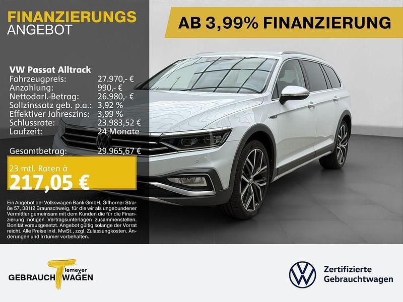 Weiß Gebraucht 2023 VW Passat Alltrack Kombi | 27.970 € (Superpreis) - Bild 1/4
