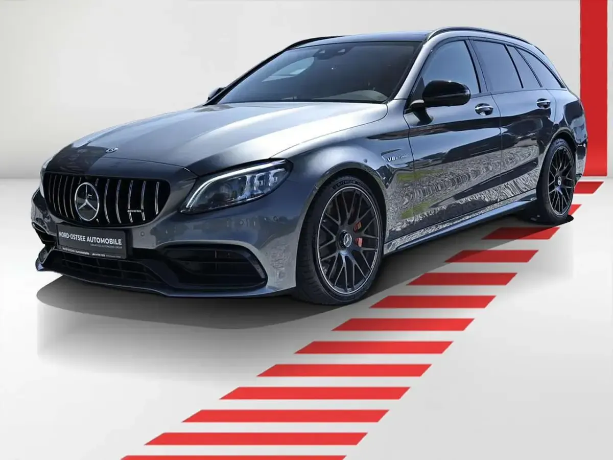 Gebraucht Mercedes C63S AMG AMG 510 PS (375 kW) 2021 Selenitgrau metallic Kombi
