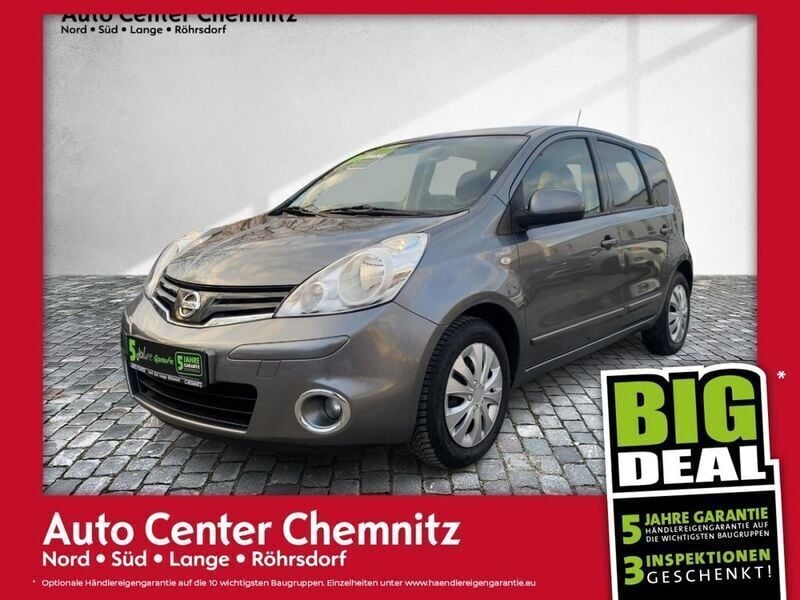 Gun metallic (m) Gebraucht 2013 Nissan Note I-Way Van / Kleinbus | 4.977 € (Fairer Preis) - Bild 1/4