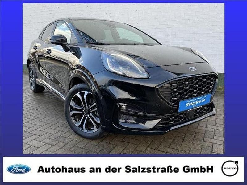 Obsidianschwarz metallic Gebraucht 2024 Ford Puma ST-Line SUV | 22.445 € (Guter Preis) - Bild 1/3