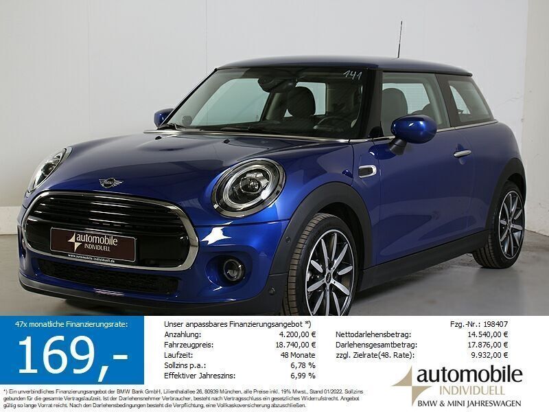 Gebraucht Mini Cooper Pepper 136 PS (100 kW) 2021 Blau Kleinwagen