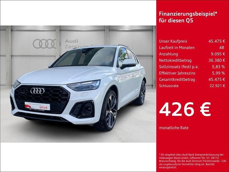 Weiss Gebraucht 2021 Audi Q5 S-Line SUV | 45.475 € (Etwas zu teuer) - Bild 1/4