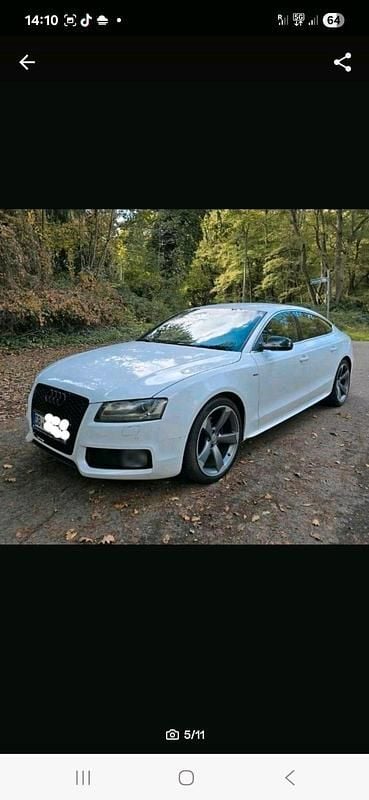 Weiß Gebraucht 2011 Audi A5 Limousine | 10.900 € (Fairer Preis) - Bild 1/4