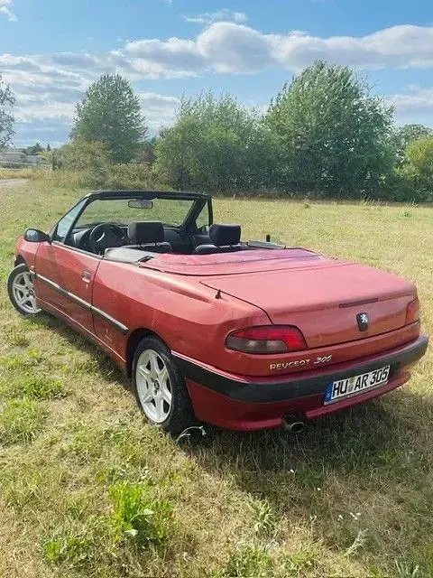 Gebraucht Peugeot 306 Cabriolet 88 PS (64 kW) 1998 Rot Cabrio