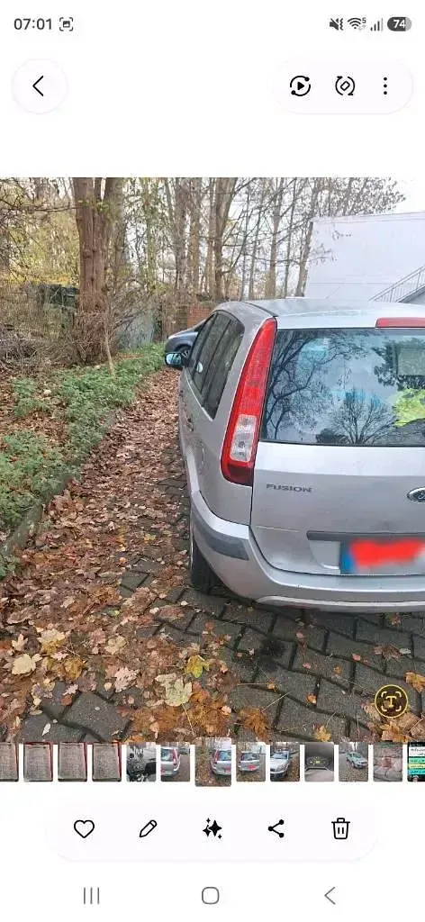 Gebraucht Ford Fusion 2007 Silber Kleinwagen