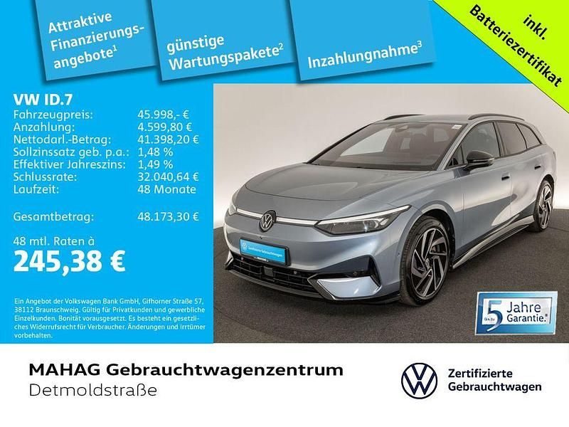 Stonewashed blue metallic Gebraucht 2024 VW ID.7 Pro Limousine | 45.998 € - Bild 1/1
