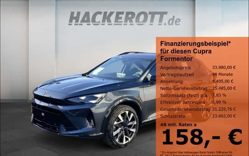 Grau Gebraucht 2024 Cupra Formentor SUV | 33.980 € (Etwas zu teuer) - Bild 1/4