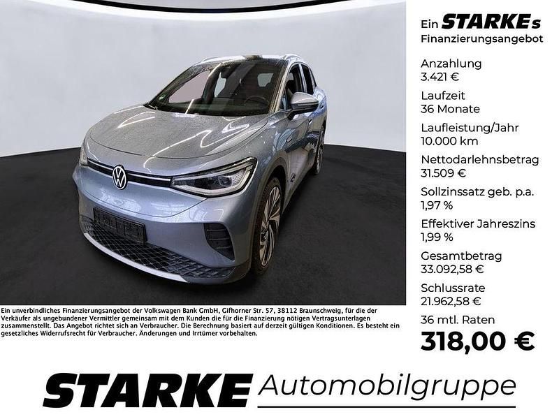 Stonewashed blue metallic Gebraucht 2023 VW ID.4 Pro Performance SUV | 34.930 € (Teuer) - Bild 1/4