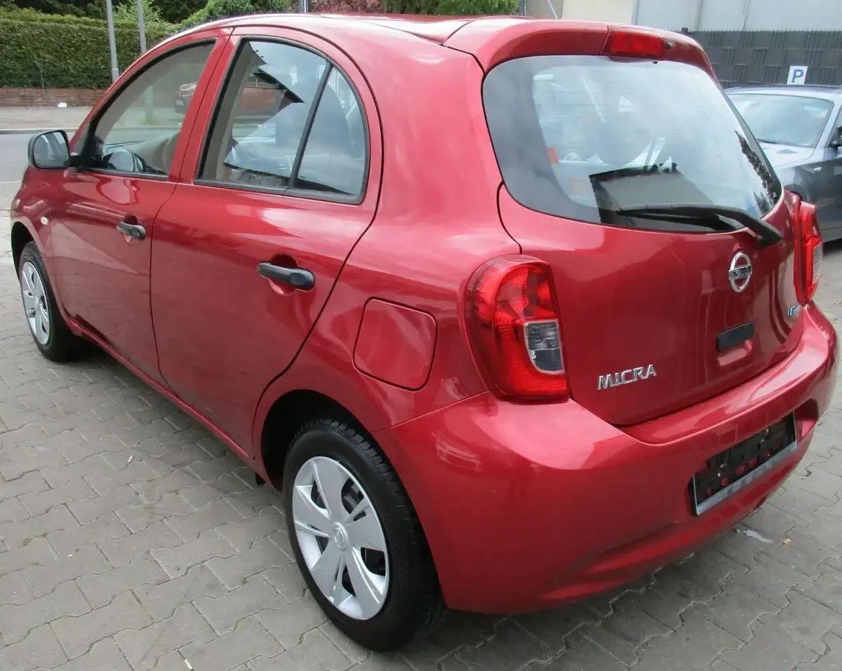 Gebraucht Nissan Micra Visia 80 PS (58 kW) 2014 Rot Kleinwagen