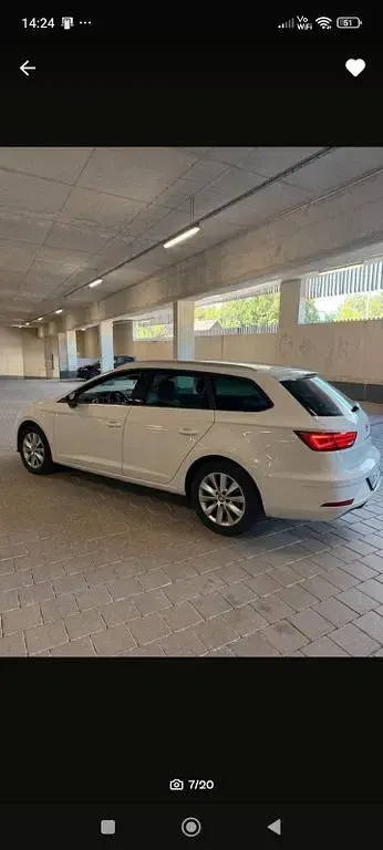 Gebraucht Seat Leon Style 116 PS (85 kW) 2020 Weiß Limousine