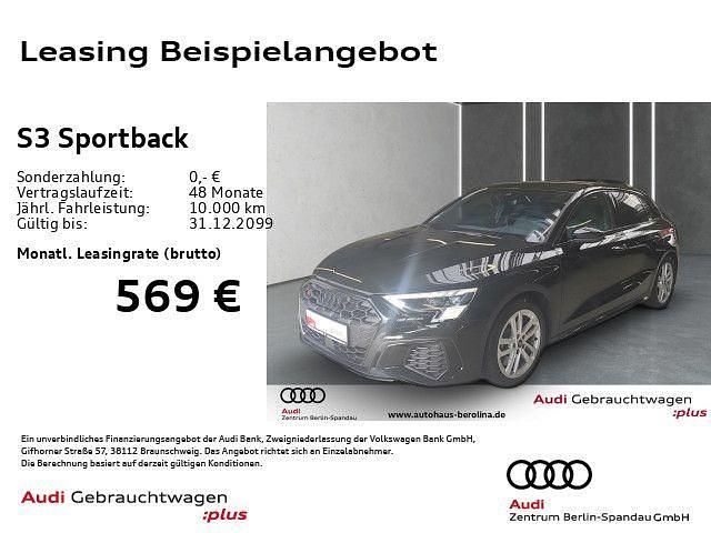 Schwarz Gebraucht 2024 Audi S3 Ambiente Limousine | 46.888 € (Teuer) - Bild 1/4