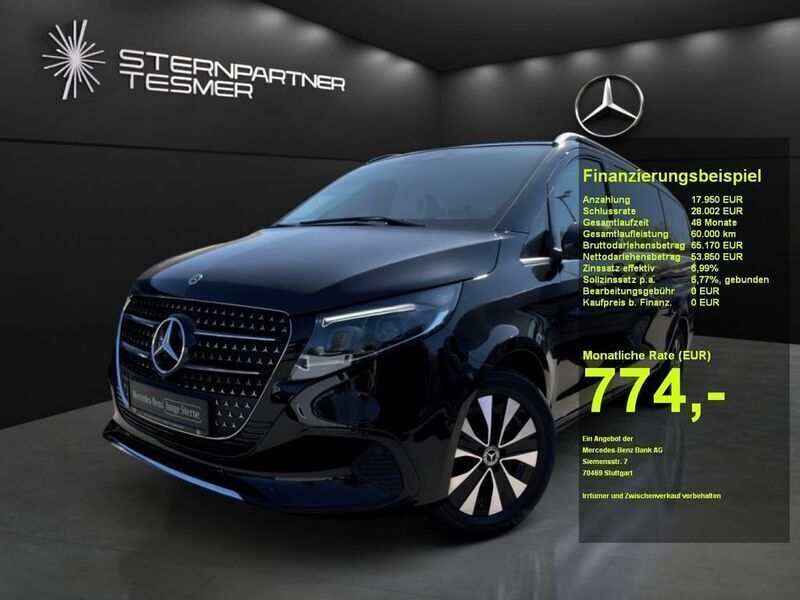 Schwarz Gebraucht 2024 Mercedes V300 Avantgarde Van / Kleinbus | 71.800 € (Teuer) - Bild 1/3