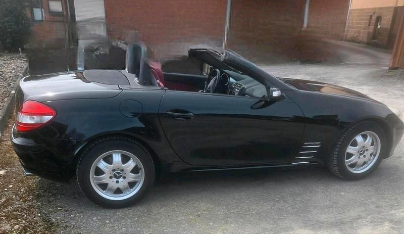Gebraucht Mercedes SLK200 163 PS (119 kW) 2004 Schwarz Cabrio