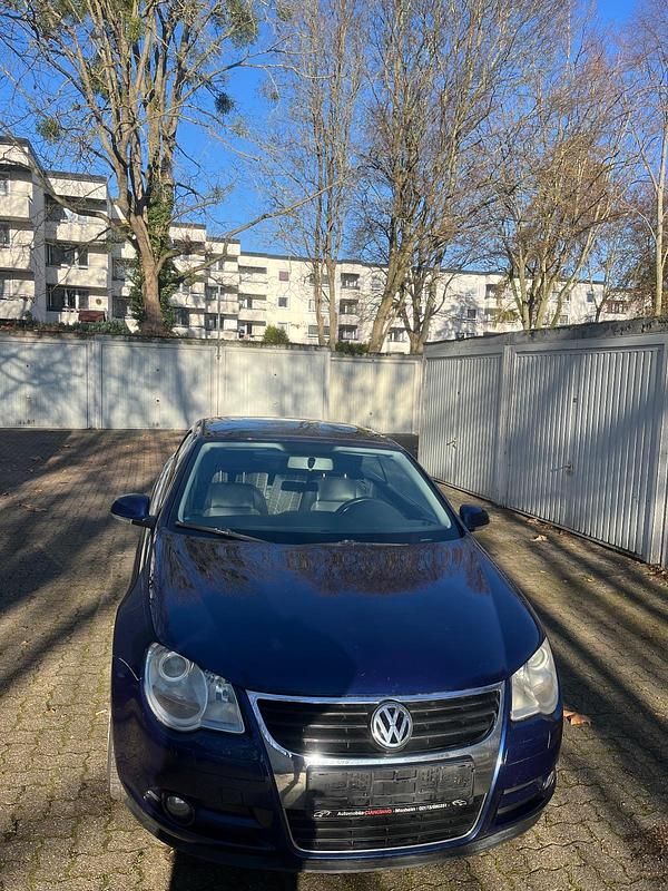 Blau Gebraucht 2009 VW Eos Cabrio | 4.299 € (Superpreis) - Bild 1/4