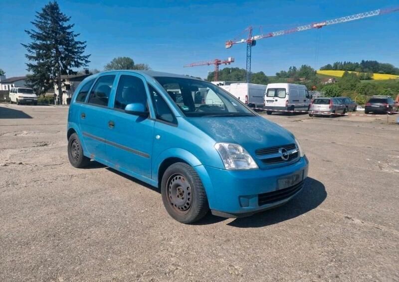 Blau Gebraucht 2004 Opel Meriva Van / Kleinbus | 399 € (Superpreis) - Bild 1/4