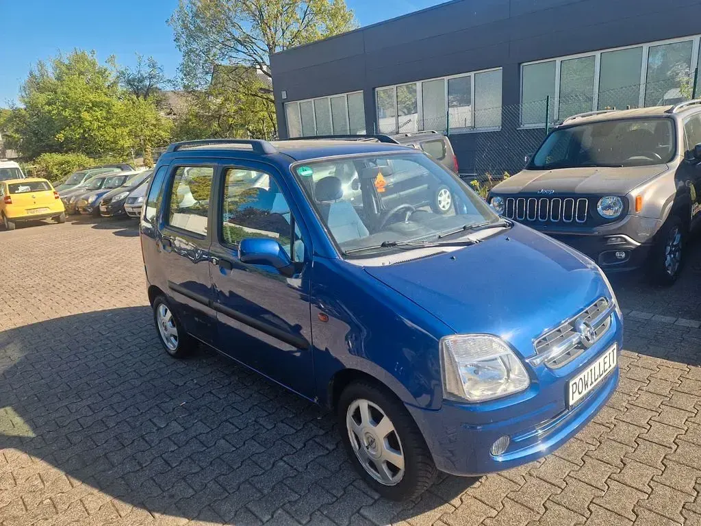Gebraucht Opel Agila Comfort 75 PS (55 kW) 2003 Blau Van / Kleinbus