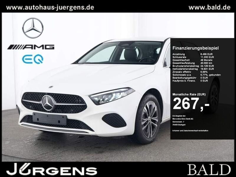 Unilack polarweiss Gebraucht 2023 Mercedes A250 Progressive Limousine | 28.490 € (Superpreis) - Bild 1/4