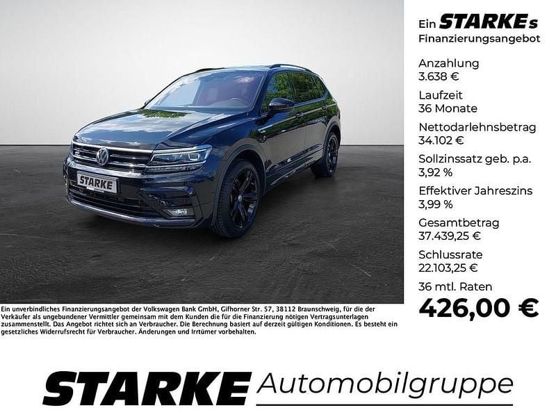 Deep black perleffekt Gebraucht 2021 VW Tiguan Allspace Highline SUV | 36.940 € (Fairer Preis) - Bild 1/4