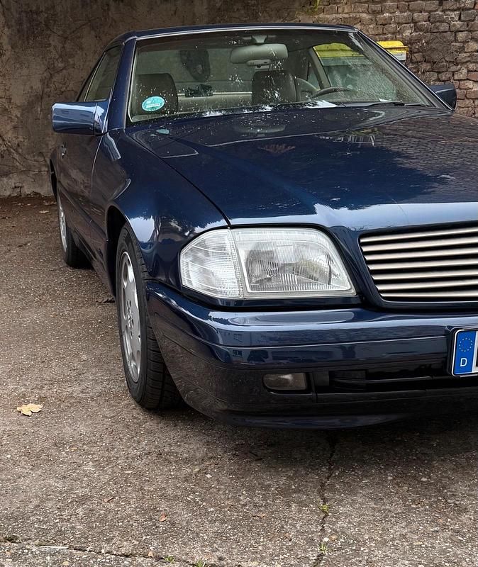 Blau Gebraucht 1996 Mercedes SL280 Cabrio | 9.500 € - Bild 1/4