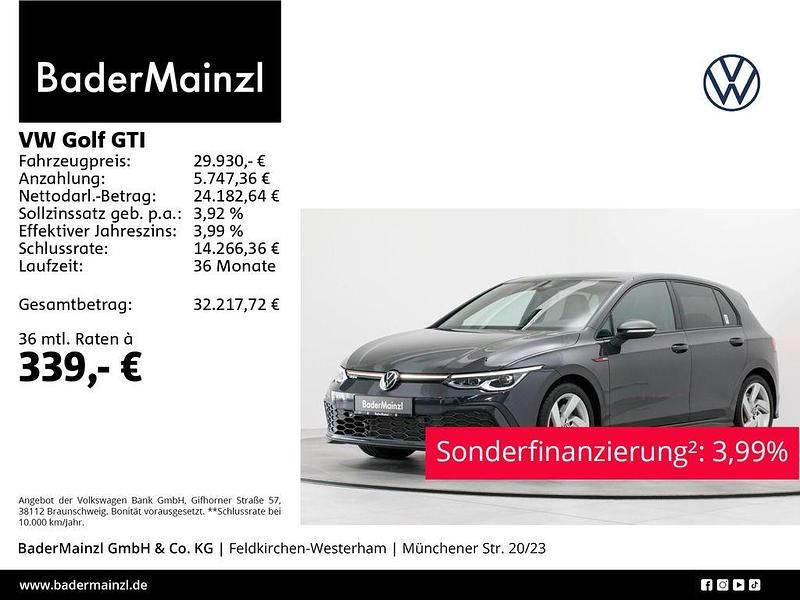 Uranograu Gebraucht 2022 VW Golf VIII GTI Limousine | 29.930 € (Guter Preis) - Bild 1/3