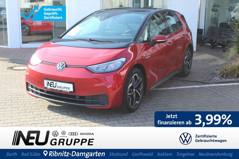 Kings red schwarz (metallic) Gebraucht 2022 VW ID.3 Pro Kleinwagen | 21.979 € (Guter Preis) - Bild 1/4