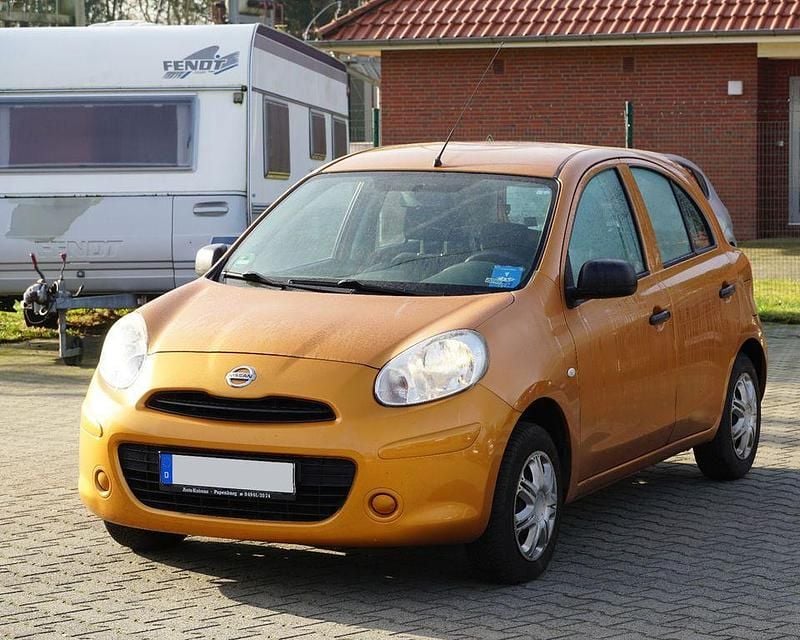 Gebraucht Nissan Micra Visia 80 PS (58 kW) 2011 Orange Kleinwagen