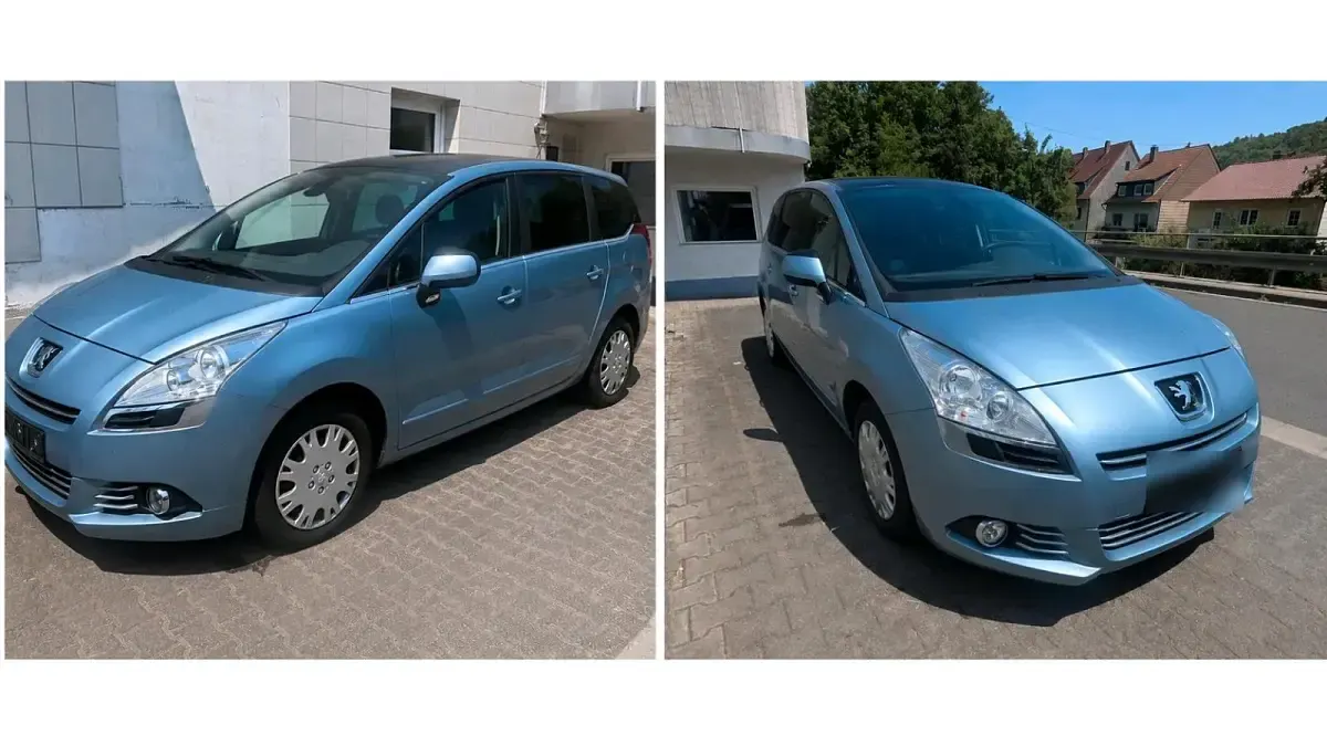 Gebraucht Peugeot 5008 156 PS (114 kW) 2009 Blau Van / Kleinbus