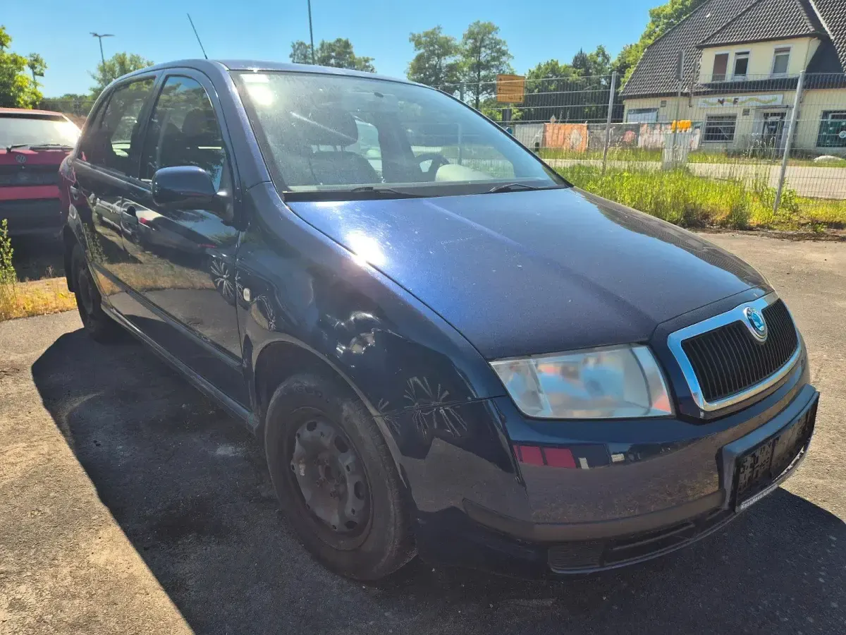 Gebraucht Skoda Fabia 55 PS (40 kW) 2003 Blau Limousine