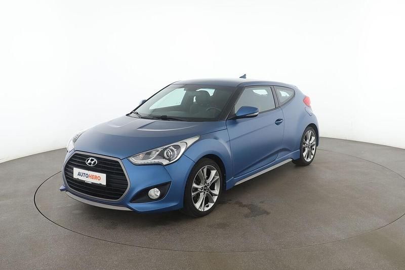 Blau Gebraucht 2017 Hyundai Veloster Kleinwagen | 16.150 € - Bild 1/3