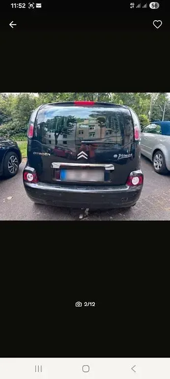 Gebraucht Citroën C3 Picasso Tendance 95 PS (69 kW) 2011 Schwarz Van / Kleinbus