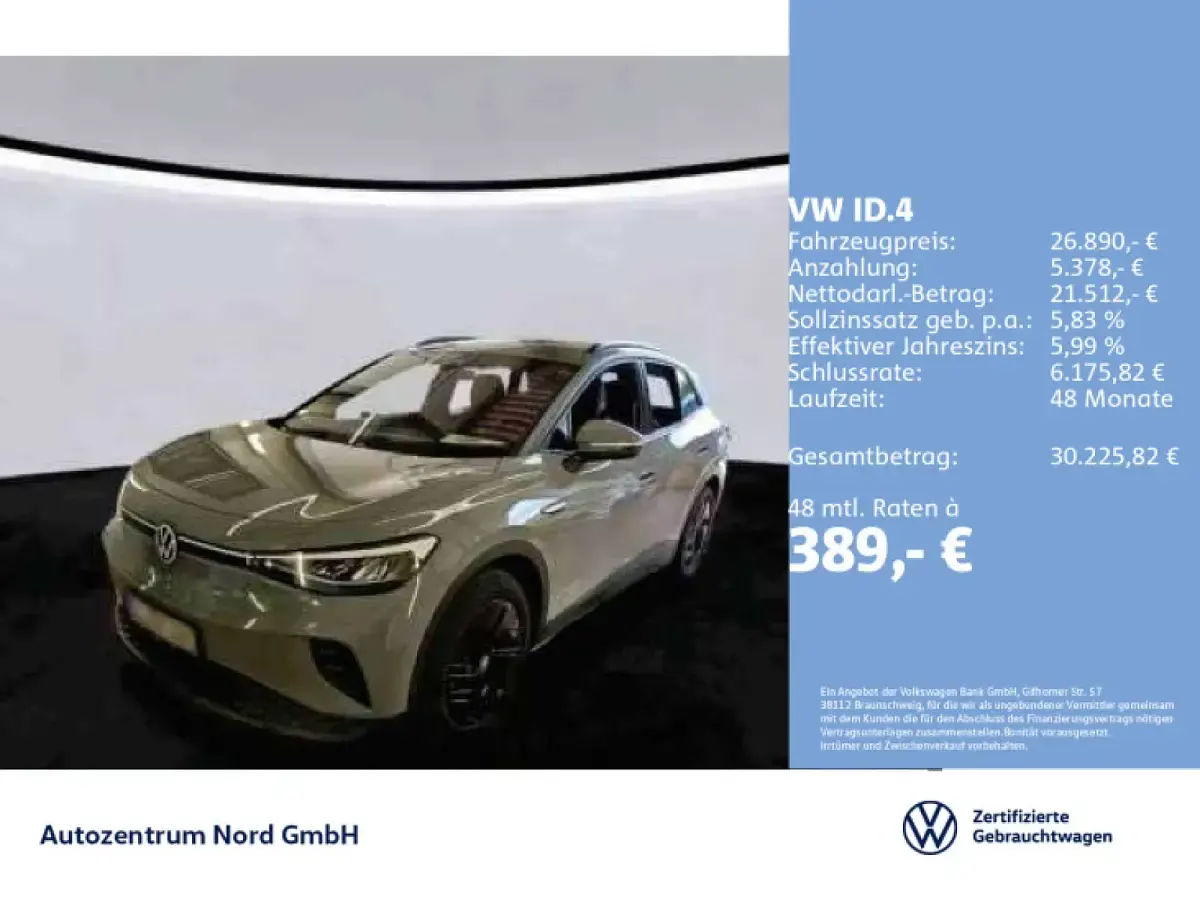 Gebraucht VW ID.4 Pro Performance 150 kW (204 PS) 2023 Grau SUV