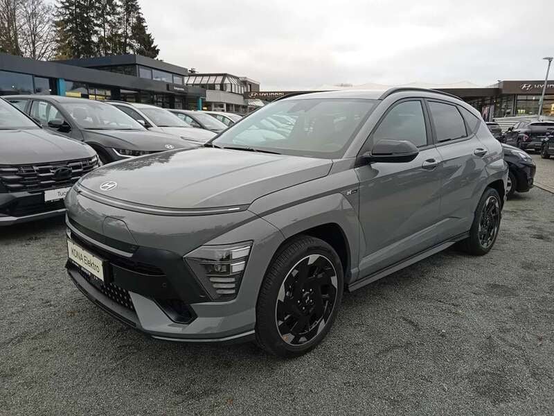 Shadow grey Neu 2024 Hyundai Kona N Line SUV | 39.500 € (Fairer Preis) - Bild 1/4