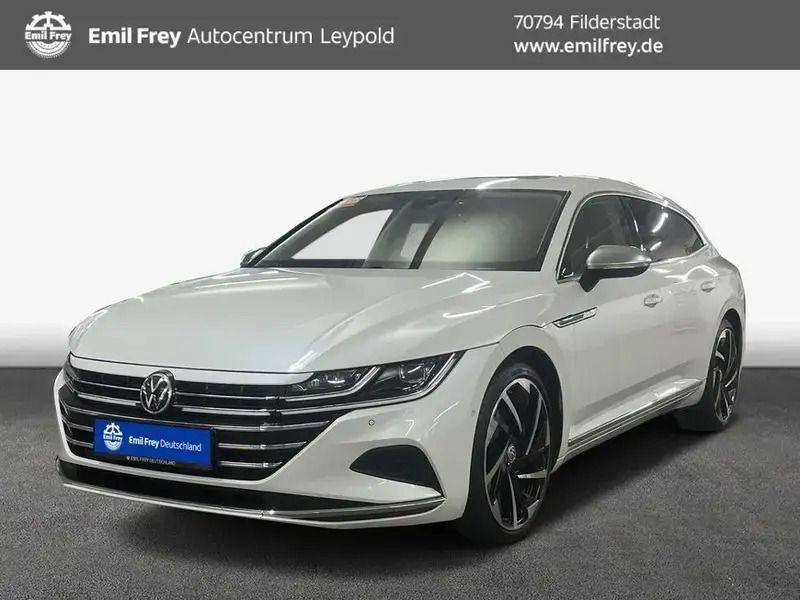 Weiss/oryxwhite perlmutteffekt Gebraucht 2021 VW Arteon Elegance Kombi | 40.890 € - Bild 1/4