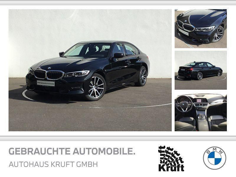 Schwarz Gebraucht 2021 BMW 320 Sport Line Limousine | 28.385 € (Guter Preis) - Bild 1/4