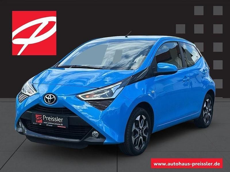 Blau Gebraucht 2019 Toyota Aygo Connect Style Kleinwagen | 9.974 € (Fairer Preis) - Bild 1/4